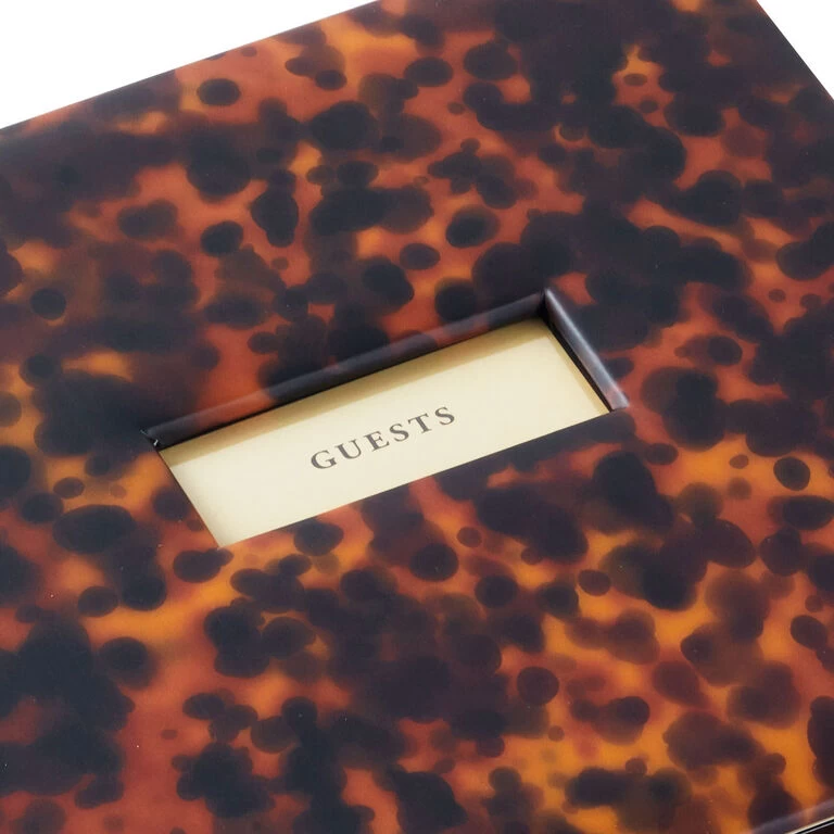 Tortoiseshell Guest Book Hallmark Tortoiseshell Guest Book -Hallmark Store Tortoiseshell Print Guest Book 1EDY3147 04
