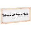 Hallmark We Can Do All Things In Christ Wooden Quote Sign, 15x7 2 Hallmark We Can Do All Things In Christ Wooden Quote Sign, 15x7 -Hallmark Store We Can Do All Things in Christ Wooden Quote Sign 1SNN1054 01