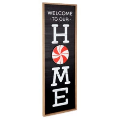 Hallmark Welcome Home Front Porch Sign With Seasonal Decorations, 16.5x47.25 -Hallmark Store Welcome Home Front Porch Decor With Seasonal Decorations 1SNN1083 03