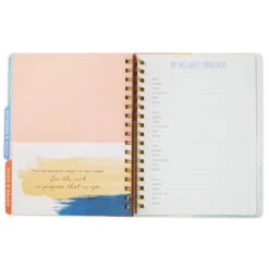 Hallmark Wellness Journal Spiral Notebook -Hallmark Store Wellness Journal Spiral Notebook 1HWJ7043 06