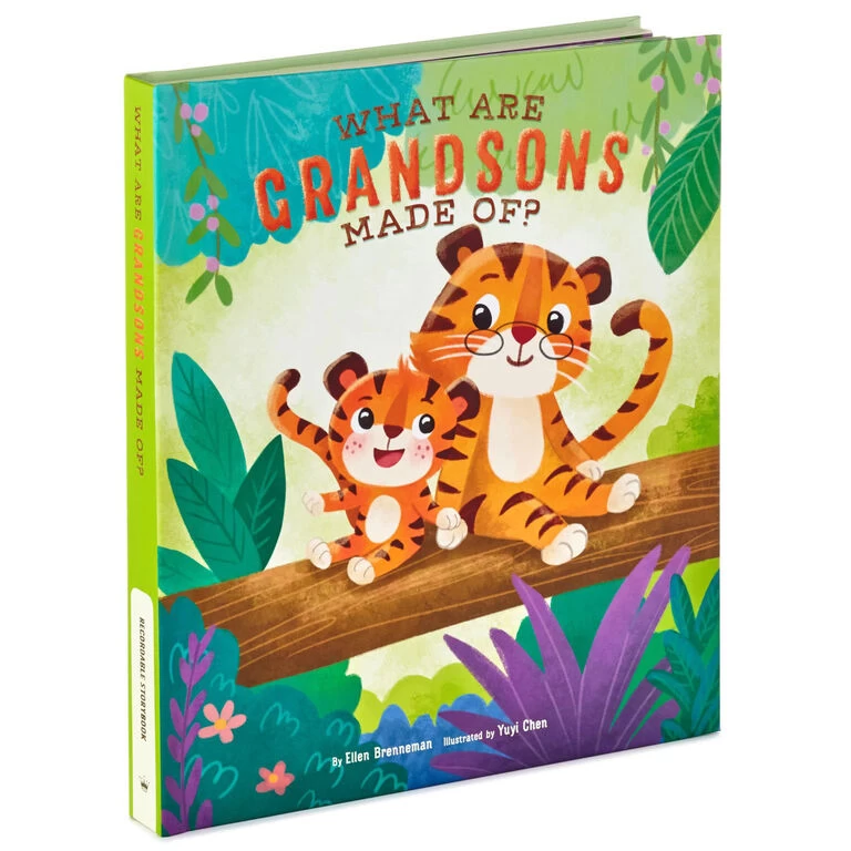 What Are Grandsons Made Of? Recordable Storybook Hallmark What Are Grandsons Made Of? Recordable Storybook -Hallmark Store What Are Grandsons Made Of Recordable Storybook 1KOB1230 01