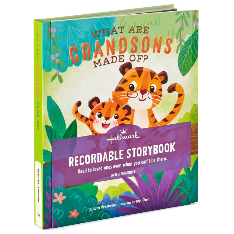 What Are Grandsons Made Of? Recordable Storybook Hallmark What Are Grandsons Made Of? Recordable Storybook -Hallmark Store What Are Grandsons Made Of Recordable Storybook 1KOB1230 05