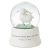 Hallmark Little Lamb Musical Snow Globe 2 Hallmark Little Lamb Musical Snow Globe -Hallmark Store White Lamb in Flowers and Grass Water Globe 1BBY4723 01