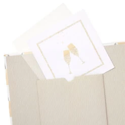 Hallmark Champagne Toast Photo Album -Hallmark Store White Photo Album With Champagne Glasses 1EDY3153 04