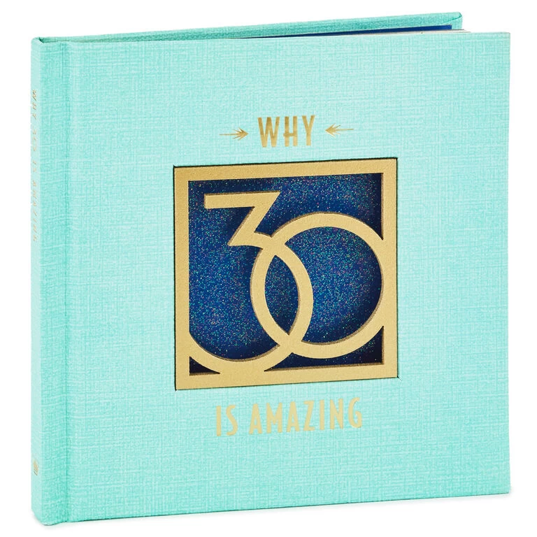 Why 30 Is Amazing Book Hallmark Why 30 Is Amazing Book -Hallmark Store Why 30 Is Amazing Gift Book 1BOK1450 01
