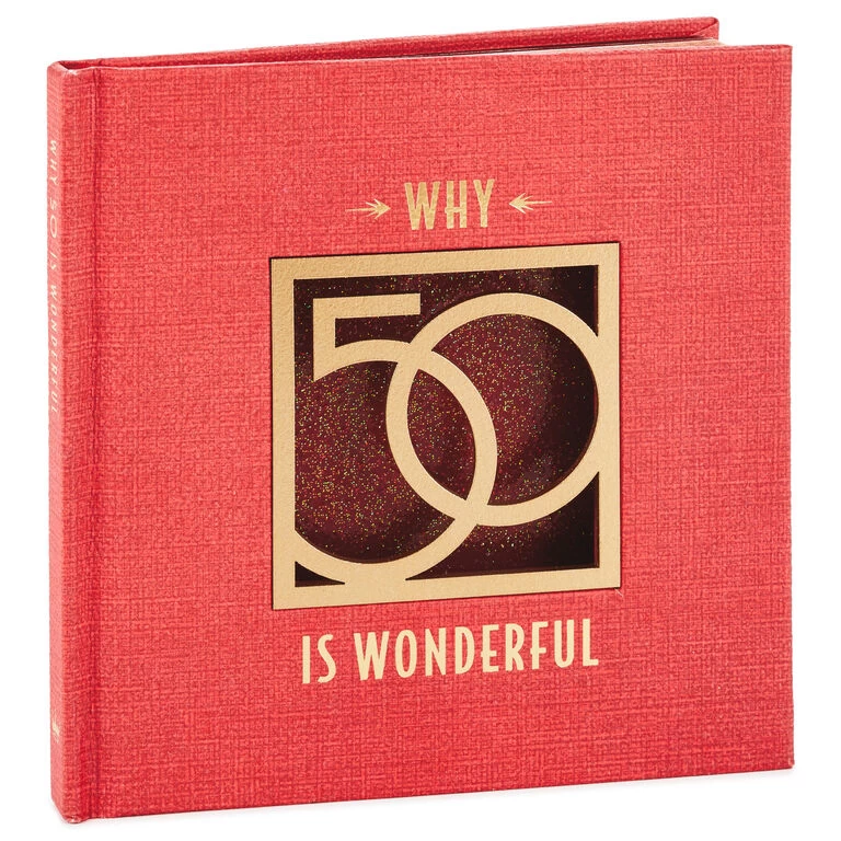 Why 50 Is Wonderful Book Hallmark Why 50 Is Wonderful Book -Hallmark Store Why 50 Is Wonderful Gift Book 1BOK1447 01