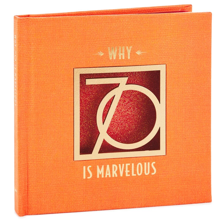 Why 70 Is Marvelous Book Hallmark Why 70 Is Marvelous Book -Hallmark Store Why 70 Is Marvelous Gift Book 1BOK1449 01