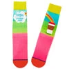 Hallmark Coffee Is My Morning Wine Funny Crew Socks -Hallmark Store Wine Rainbow and Coffee Cup Funny Novelty Crew Socks 1SOX2065 01