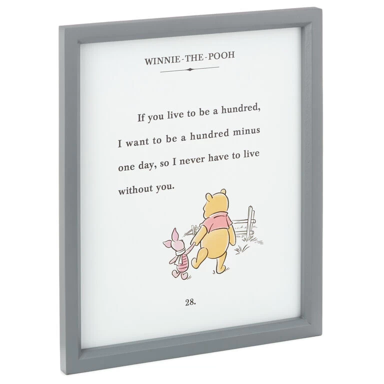Disney Winnie the Pooh and Piglet Friendship Framed Art, 9.5x11.5 Hallmark Disney Winnie The Pooh And Piglet Friendship Framed Art, 9.5x11.5 -Hallmark Store Winnie the Pooh and Piglet Friendship Framed Print 1DYG2014 01