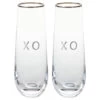Hallmark XO Stemless Champagne Flutes, Set Of 2 -Hallmark Store XO Stemless Champagne Flutes Set 1ERL1188 01