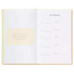 Hallmark While I Was Waiting Prompted Pregnancy Journal -Hallmark Store Yellow Prompted Pregnancy Journal 1BBA4141 04