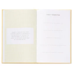 Hallmark While I Was Waiting Prompted Pregnancy Journal -Hallmark Store Yellow Prompted Pregnancy Journal 1BBA4141 06