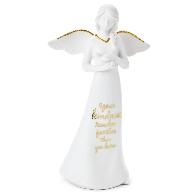 Your Kindness Reaches Angel Figurine, 8.25" Hallmark Your Kindness Reaches Angel Figurine, 8.25" -Hallmark Store Your Kindness Reaches Angel Figurine 1JOA1020 01